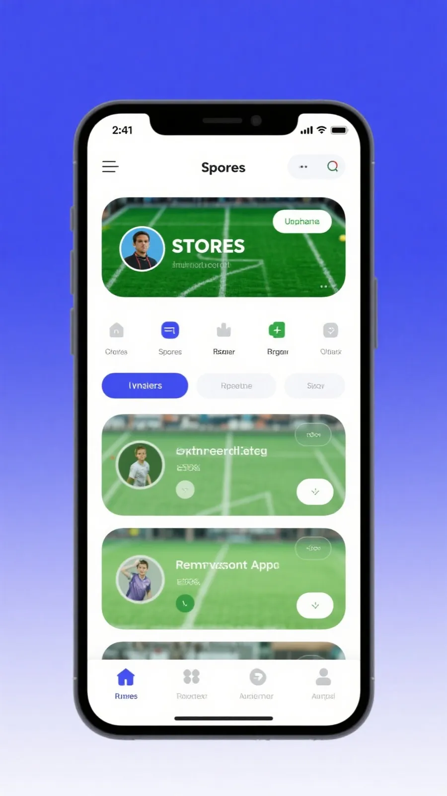 雷速比分体育 App 界面预览